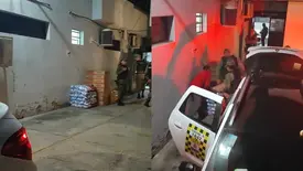 Funcionários são presos após tentar furtar mercadoria de supermercado em Teresina (Foto: Repórter 12/Conecta Piauí)