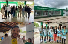 Governo do Estado entrega escola de tempo integral reformada e ampliada em Nazária