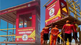 Governo do Estado instala primeiro posto de guarda-vidas em praia do Piauí (Foto: Reprodução)