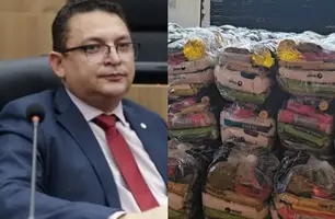 Hélio Rodrigues agradece doações de Fernandin OIG a milhares de famílias no Piauí (Foto: Reprodução)