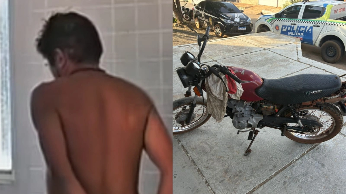Homem é preso por importunação sexual e furto de moto em Sigefredo Pacheco