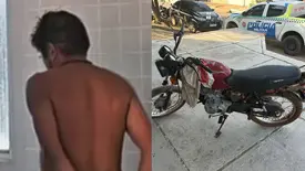 Homem é preso por importunação sexual e furto de moto em Sigefredo Pacheco (Foto: Reprodução)