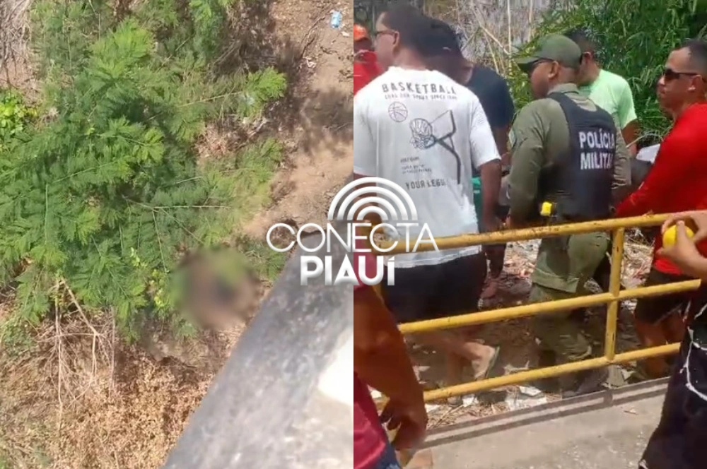 Homem é socorrido após cair da Ponte do Mocambinho, na zona Norte de Teresina