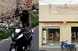Homem em moto assalta panificadora e leva R$ 600 em Campo Maior (Foto: Reprodução)
