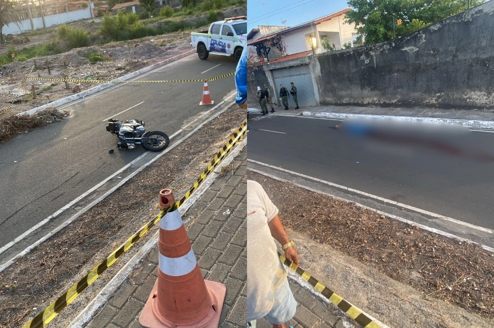 Homem morre após queda de moto durante fuga da PM na zona Leste de Teresina
