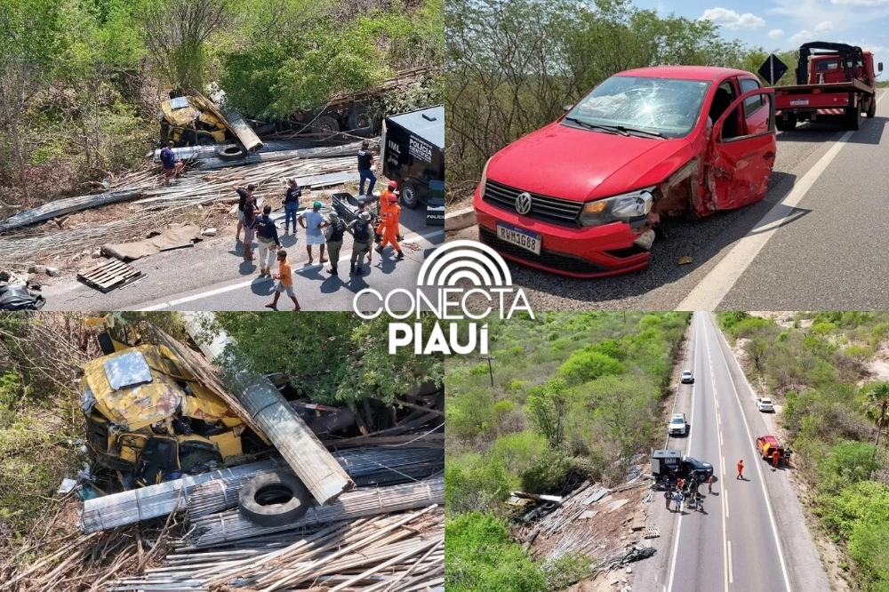 Idoso de 70 anos morre após colisão entre caminhão e carro na BR-407, em Jaicós