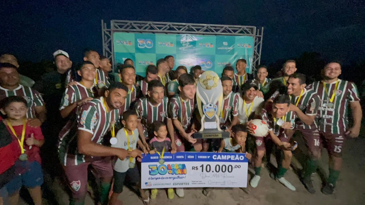 Jacaúna vence Boca da Mata e conquista torneio de 30 anos de Lagoa do Piauí