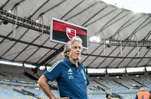 Jorge Jesus em sua passagem pelo Flamengo (Foto: IMAGO)