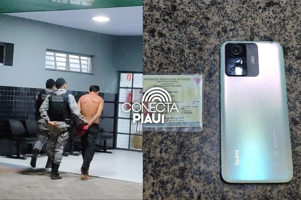Jovem é preso com celular furtado na Pedra do Sal, em Parnaíba