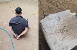 Jovem investigado por tráfico de drogas é preso após fugir da polícia em Altos (Foto: Divulgação/Polícia Civil)