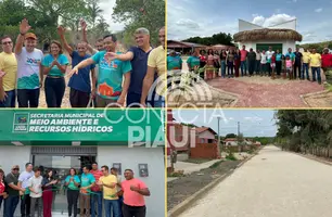 Lagoa do Piauí comemora 30 anos com entrega de obras e homenagens à população (Foto: Conecta Piauí)