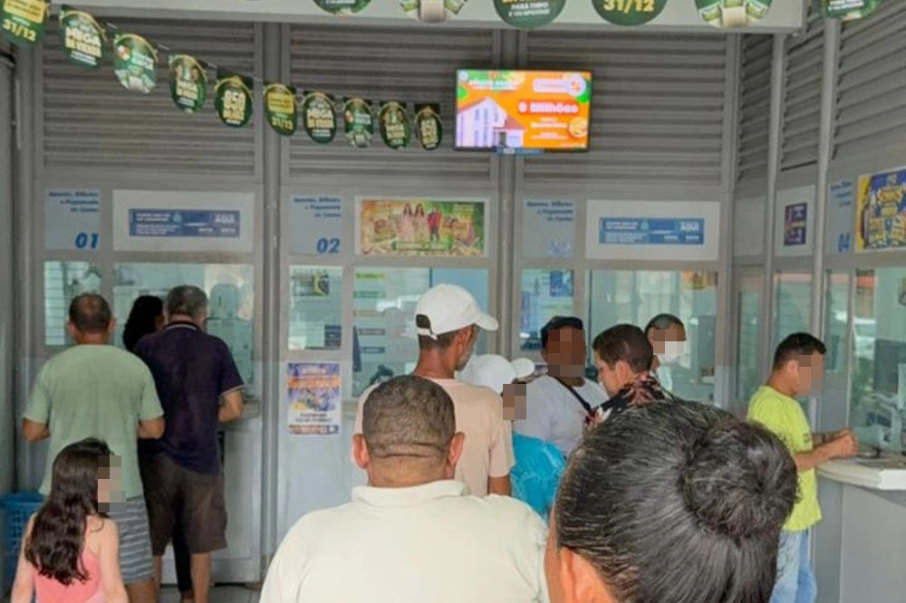 Lotéricas ficam lotadas em Teresina com corrida por apostas da Mega da Virada
