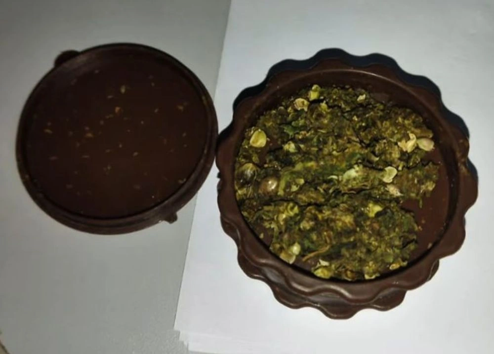 Maconha apreendida na operação