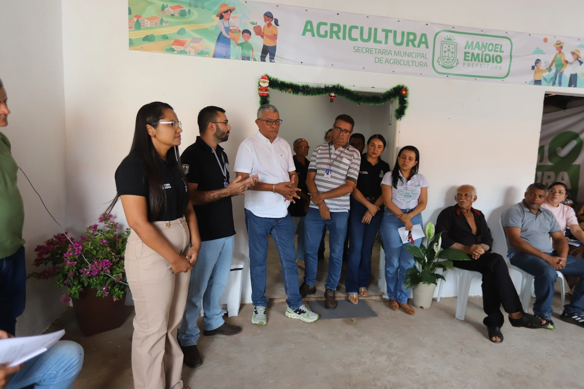Manoel Emídio inaugura Sala do SIM e reforça segurança alimentar no município
