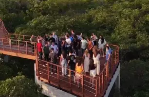 Mirante do Cajueiro Rei é inaugurado e fortalece o turismo em Cajueiro da Praia (Foto: Reprodução)