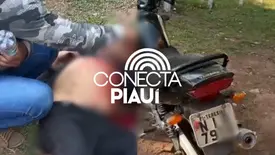 Motociclista colide com caçamba na estrada da Cacimba Velha (Foto: Reprodução)