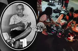 Motociclista de 64 anos não resiste a ferimentos e morre em hospital de Parnaíba (Foto: Reprodução)