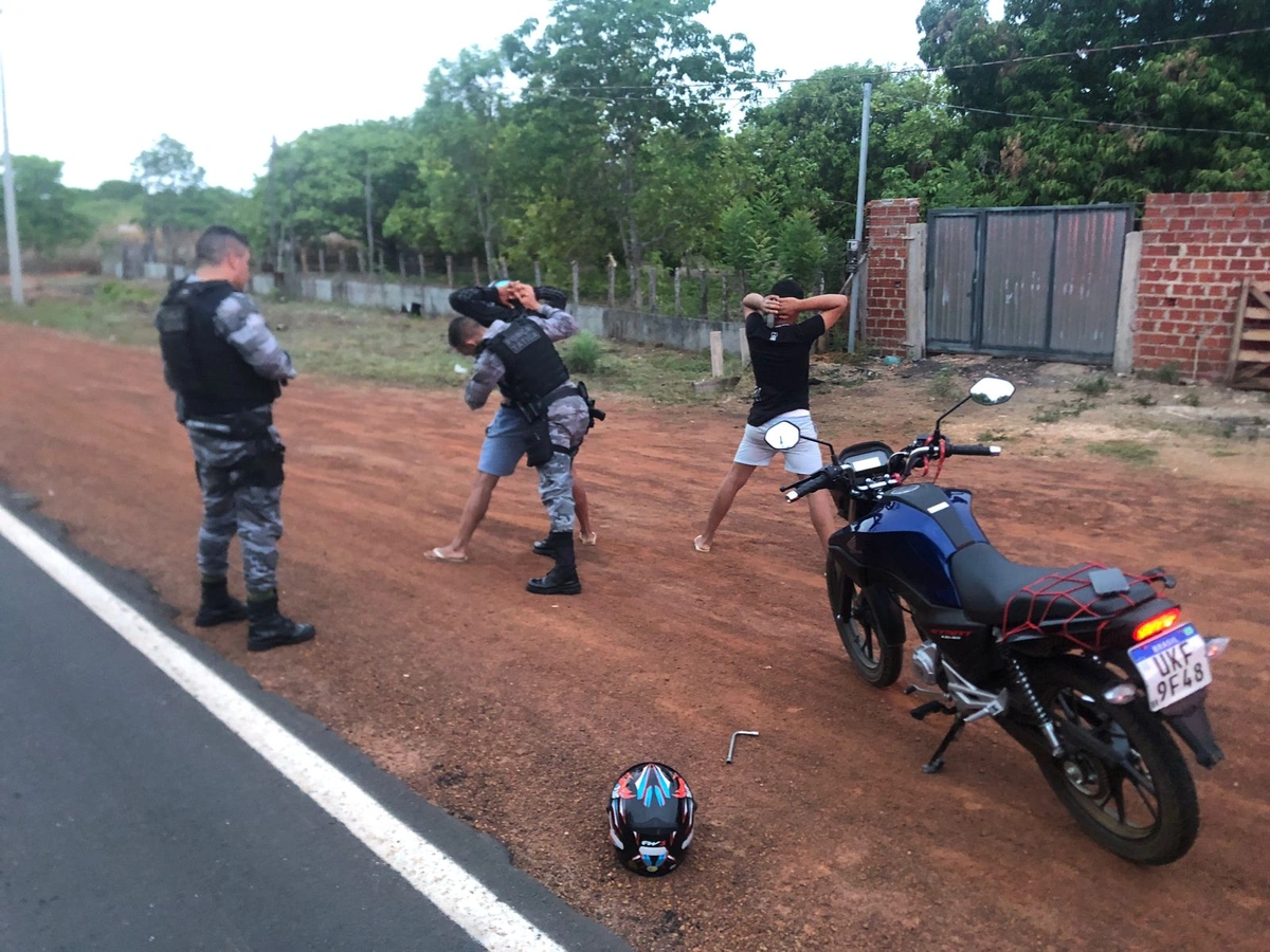 Motociclista de Teresina é preso praticar o 'grau' na zona rural de Campo Maior