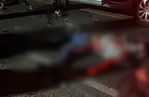 Motociclista fica gravemente ferido após colisão contra carro na PI-112, em União (Foto: Reprodução)