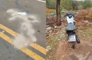 Motociclista morre em acidente em Colônia do Piauí (Foto: Reprodução)