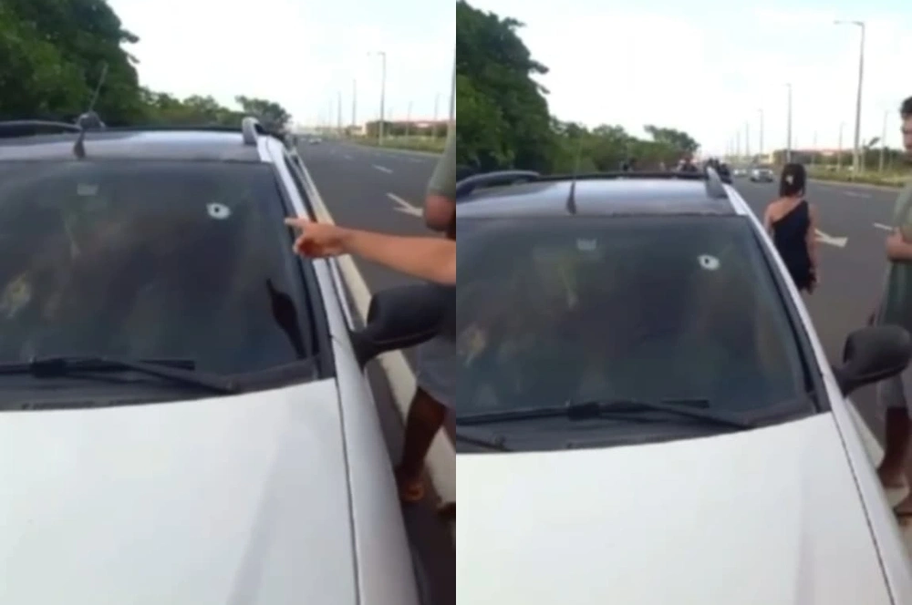 Mulher é baleada no pescoço dentro de carro na BR-316, em Teresina