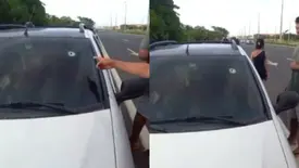 Mulher é baleada no pescoço dentro de carro na BR-316, em Teresina (Foto: Reprodução)