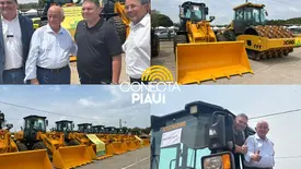 Municípios do Piauí recebem máquinas do PROMAQ para fortalecer infraestrutura (Foto: Conecta Piauí)