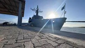 Navio-patrulha da Marinha abre visitação no Porto de Luís Correia (Foto: Reprodução)