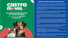 Nota de Esclarecimento sobre o Programa Castramóvel de São Raimundo Nonato (Foto: Reprodução)