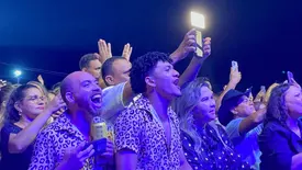 O show de Leonardo na Expoapi contou com muita emoção (Foto: Conecta Piauí)