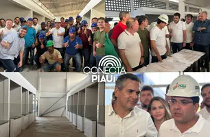 Obras do Mercado Municipal de Picos avançam; entrega ocorrerá em 2026 (Foto: Conecta Piauí)