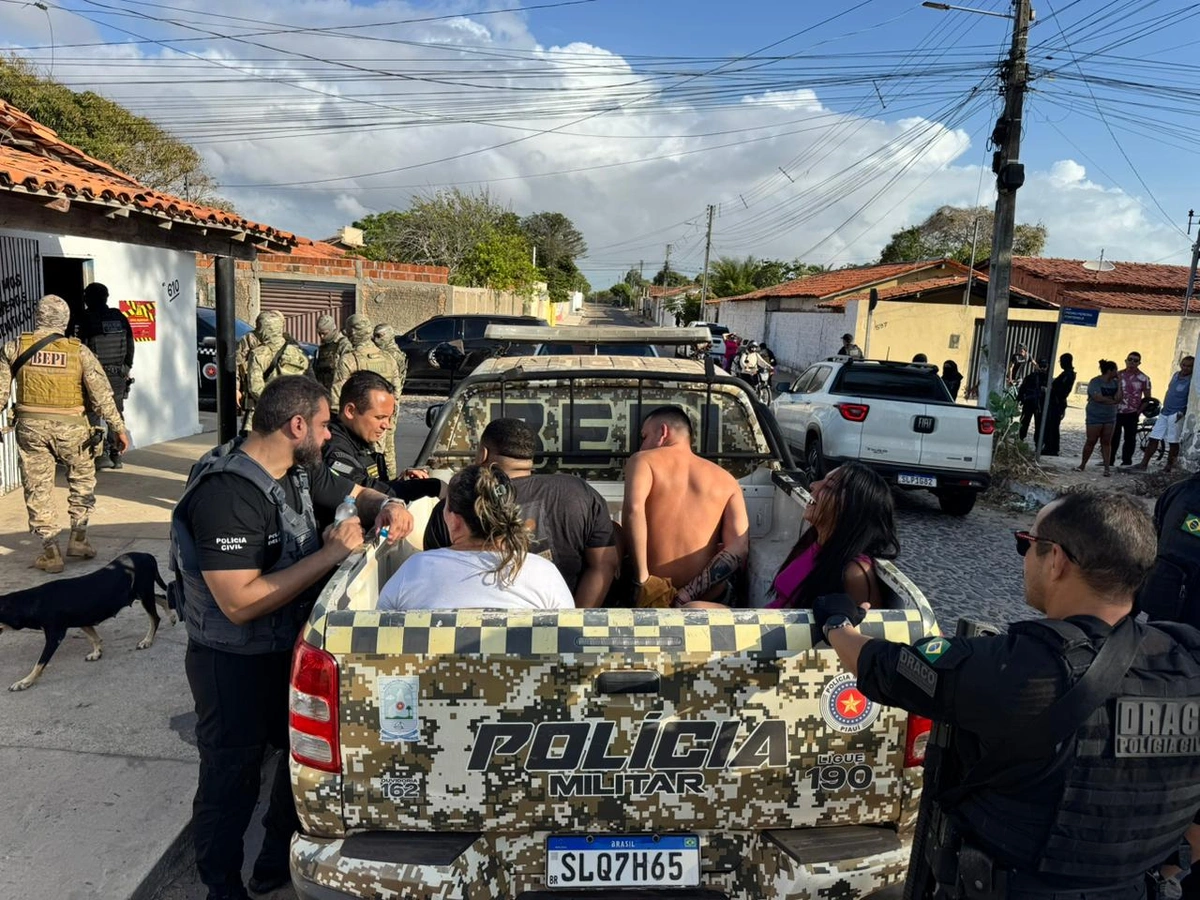 Operação prende líder 'Chapolin' e cumpre 26 mandados contra tráfico em Parnaíba