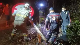 Pedreiro morre após colidir moto em placa de sinalização na PI-211, em Esperantina (Foto: Reprodução)