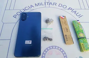 Perseguição policial termina com apreensão de drogas na zona Norte de Teresina (Foto: Divulgação/PMPI)