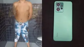 PM apreende menor e recupera celular roubado em ação no litoral do Piauí (Foto: Reprodução)