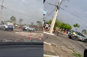 PM cumpre reintegração de posse e prende suspeitos de integrar facção em Teresina (Foto: Reprodução)