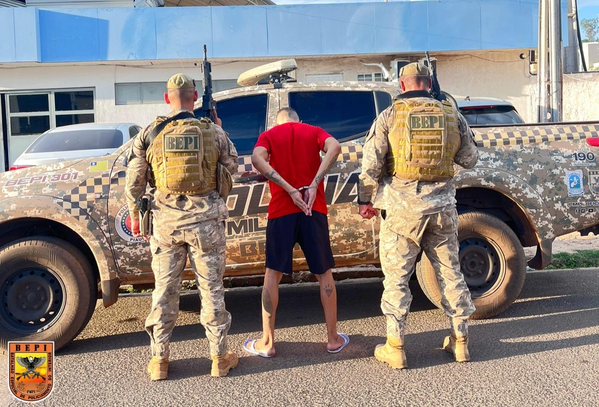 PM prende homem em saída temporária por porte ilegal de arma de fogo em Picos