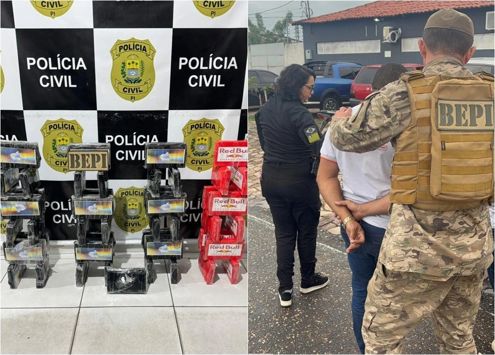 Polícia apreende 47kg de pasta base de cocaína avaliados em R$ 2 milhões em Oeiras