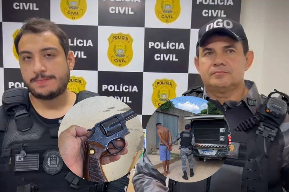 Polícia Civil e Militar prendem suspeito e apreendem drogas em Teresina