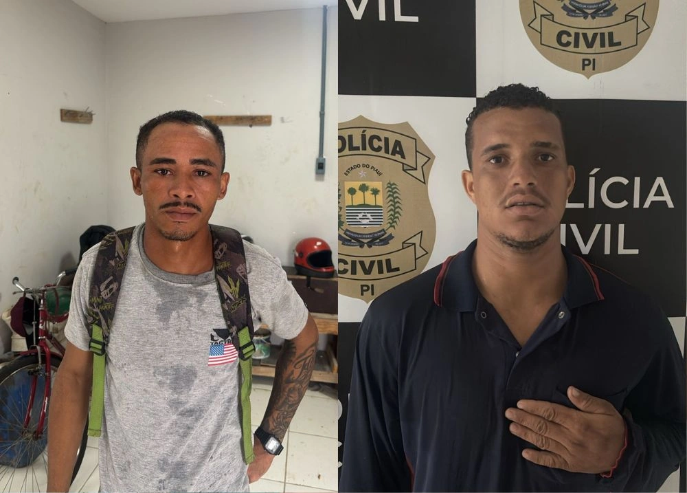 Polícia Civil prende dois homens condenados por roubos em Teresina