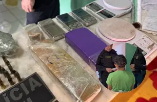 Polícia desmantela núcleo familiar ligado ao tráfico e apreende drogas em Parnaíba (Foto: Divulgação/SSP-PI)