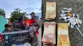 Polícia Militar desarticula ponto de tráfico e prende seis pessoas em Parnaíba (Foto: Divulgação/PMPI/Folha do Delta)