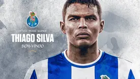 Porto anuncia Thiago Silva como reforço para o restante da temporada (Foto: Reprodução)