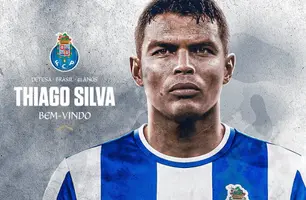 Porto anuncia Thiago Silva como reforço para o restante da temporada (Foto: Reprodução)