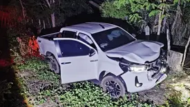 Prefeita Genir Ferreira sofre acidente em Boqueirão (Foto: Reprodução)