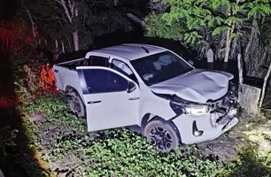 Prefeita Genir Ferreira sofre acidente em Boqueirão (Foto: Reprodução)