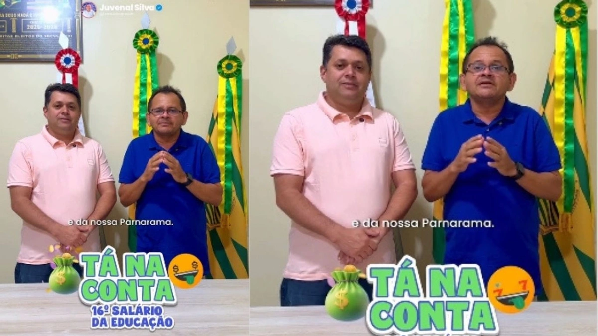 Prefeito de Parnarama conclui pagamento de salários da educação