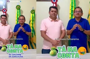 Prefeito de Parnarama conclui pagamento de salários da educação (Foto: Reprodução)