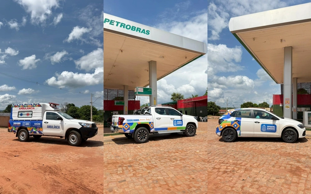Prefeitura de Manoel Emídio reforça frota com novos veículos e ambulância