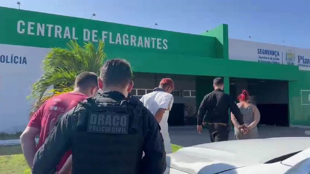 Presos durante operação contra pontos de distribuição de drogas no Piauí